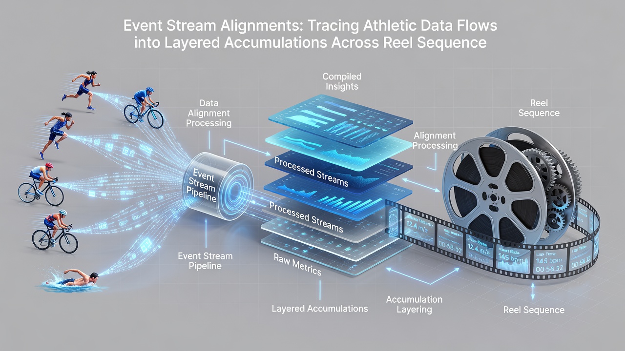 Darstellung der Verknüpfung von Sportdaten mit mobilen Walzen und Live-Host-Akkumulationen