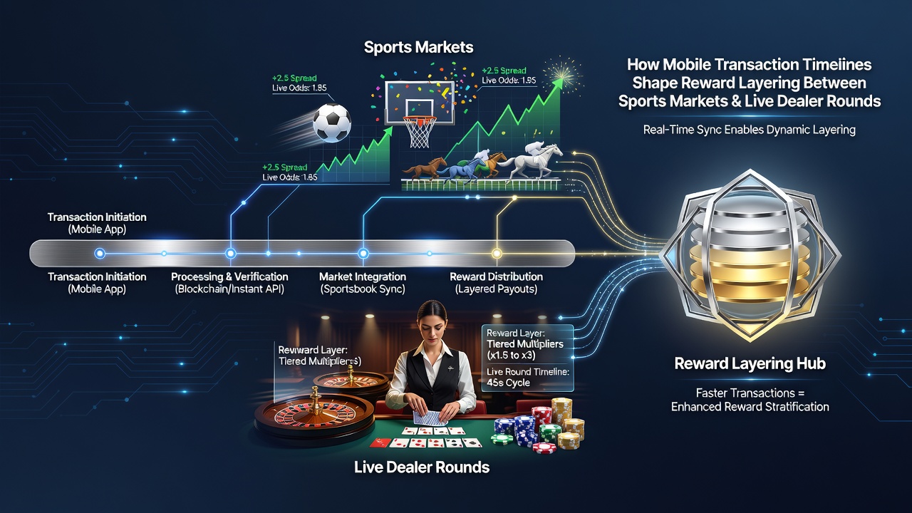 Gestaffelte Belohnungsschichten entstehen durch Transaktionszeitpläne in Sport-, Live- und Slot-Formaten